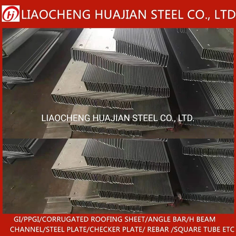 Galvanized Mild Steel Structure Frame Steel Profile C U Channel Z Purlin for Building Material