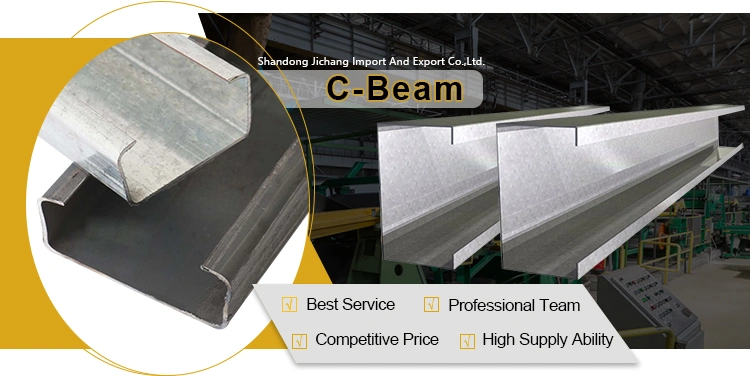 160*50 100*50 etc Hot DIP Galvanized Profile C Type Construction Steel Channel