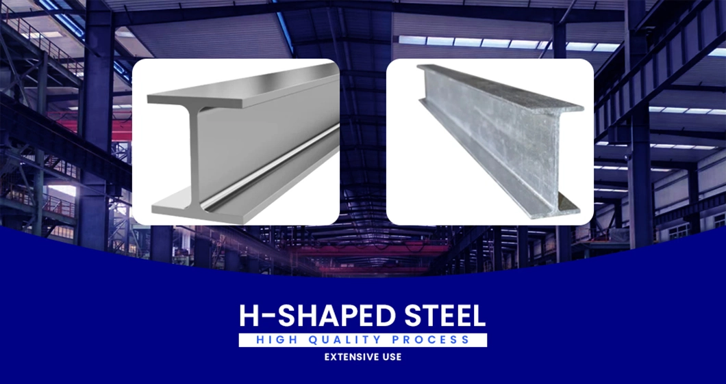 Q235B Q345 Hot Roll Welded Structural Galvanized Steel H Beam Customized ASTM A570 A572 Gr. D50 A36 Welding Steel H Beam